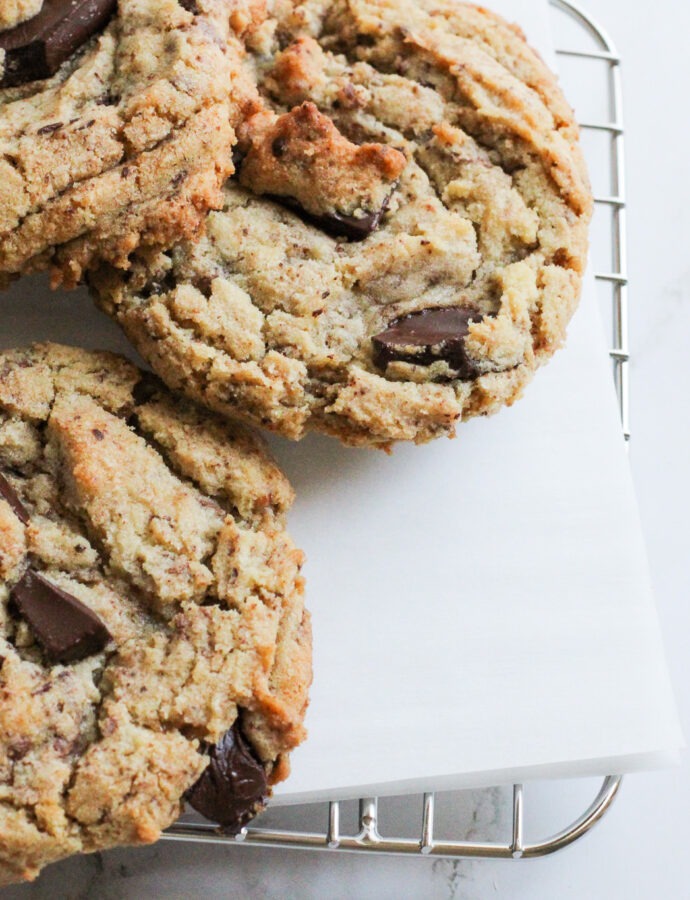 Espresso Toffee Chocolate Chip Cookies