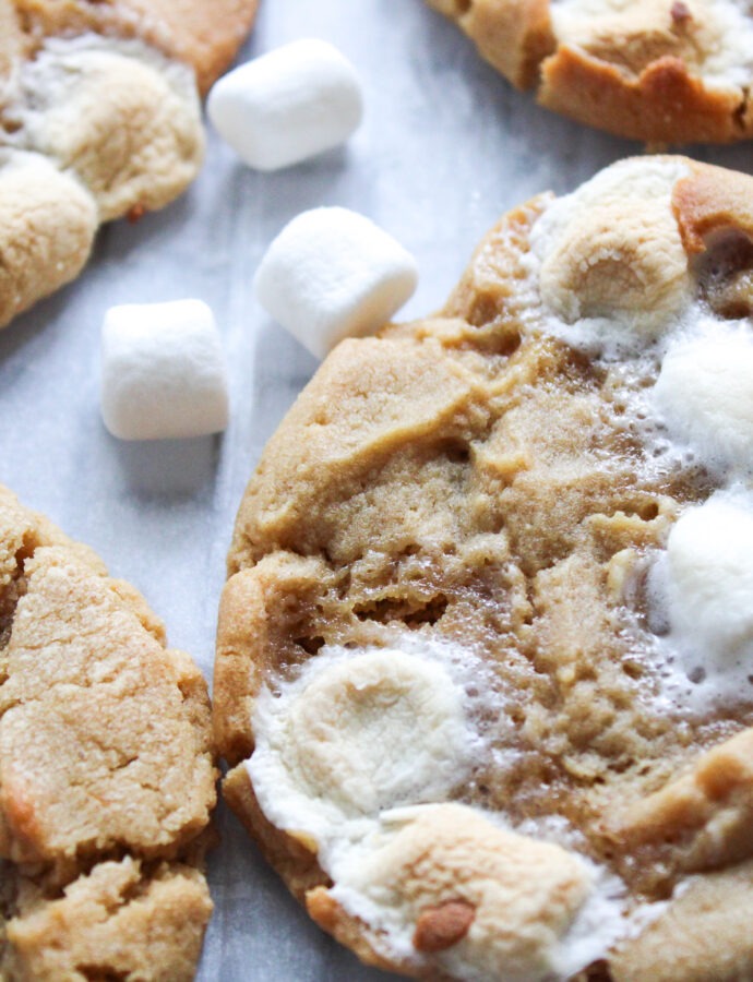 Marshmallow Peanut Butter Cookies